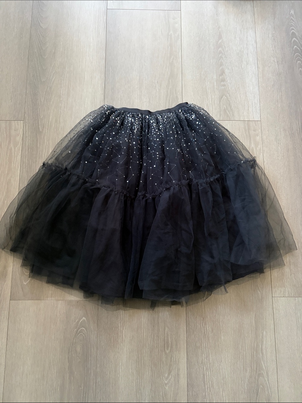 Black Tulle Sparkle skirt